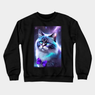 Birman And Butterfly Crewneck Sweatshirt